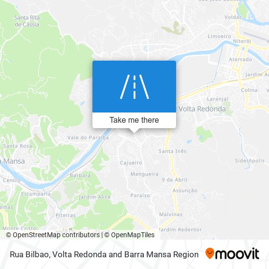 Rua Bilbao map