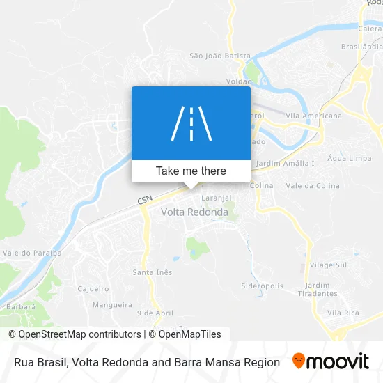 Rua Brasil map