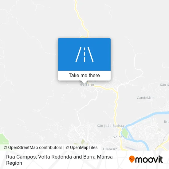Rua Campos map