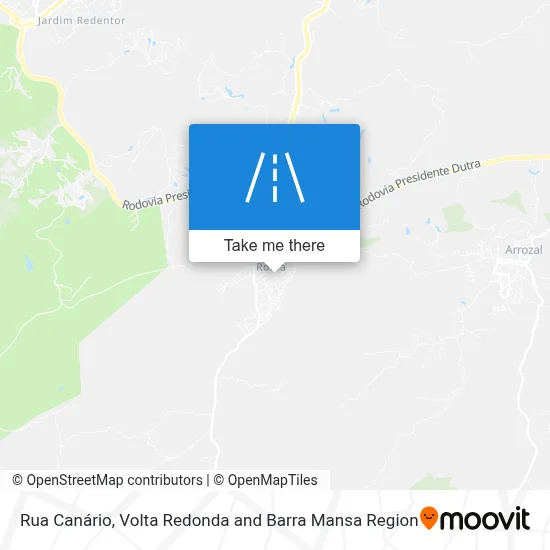 Rua Canário map