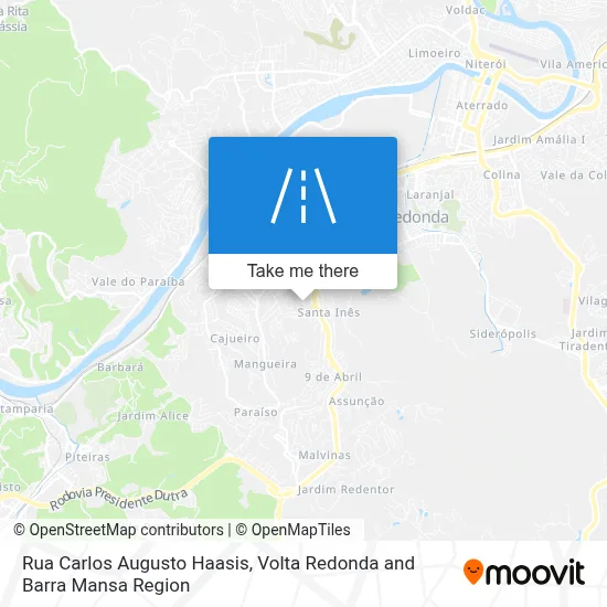 Rua Carlos Augusto Haasis map