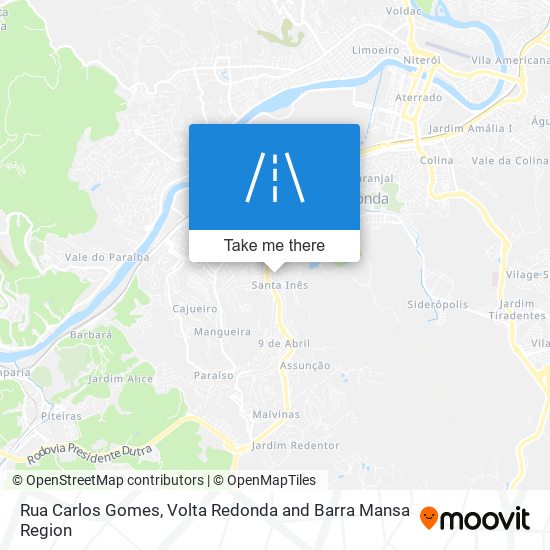 Mapa Rua Carlos Gomes