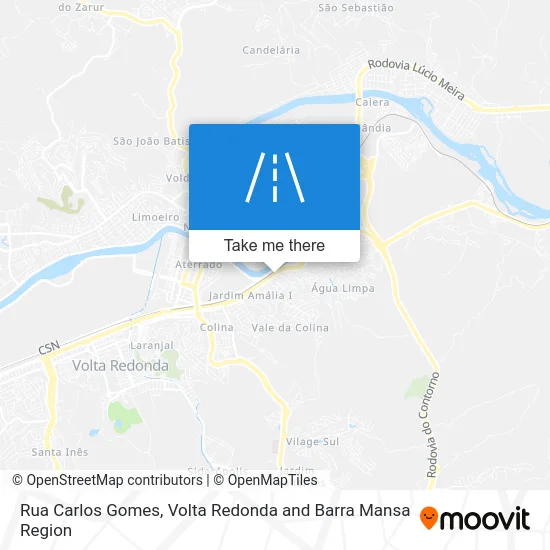 Rua Carlos Gomes map
