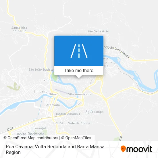 Rua Caviana map