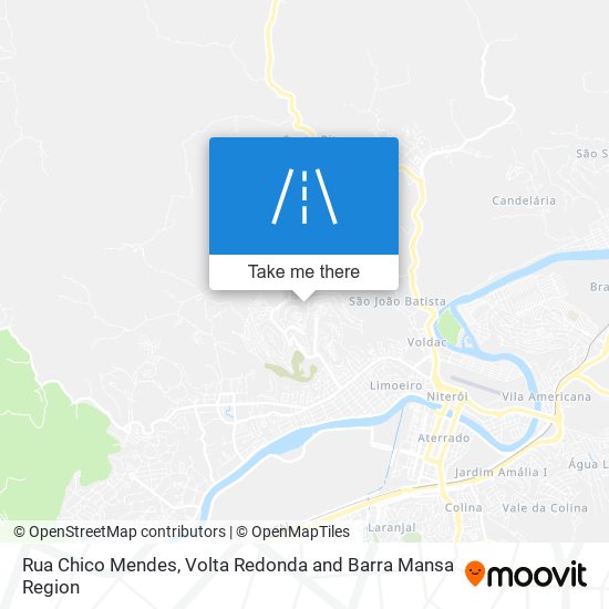 Rua Chico Mendes map