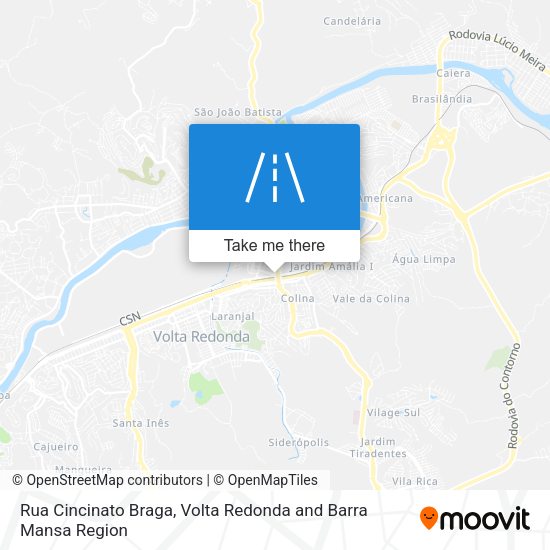 Rua Cincinato Braga map