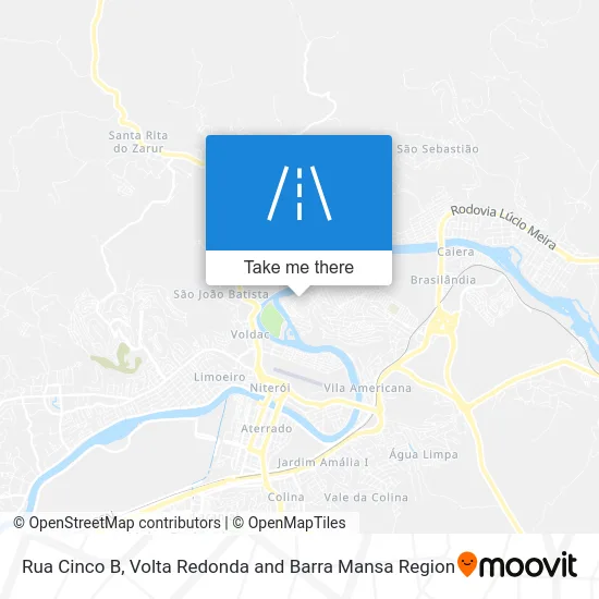 Rua Cinco B map