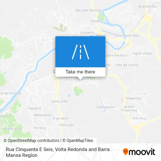 Rua Cinquenta E Seis map