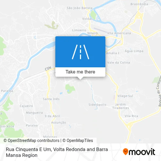 Rua Cinquenta E Um map