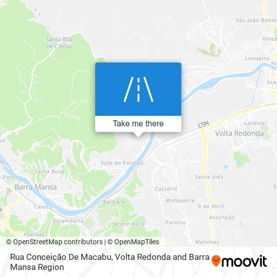 Mapa Rua Conceição De Macabu