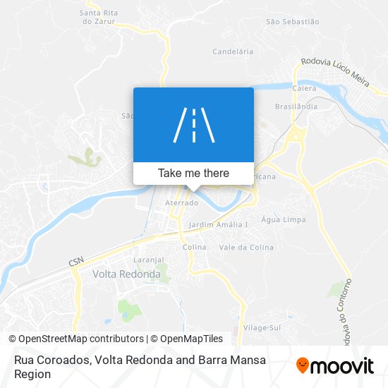 Mapa Rua Coroados