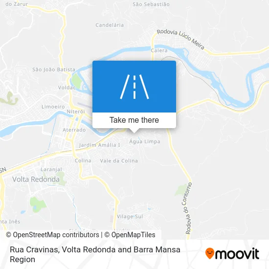 Rua Cravinas map