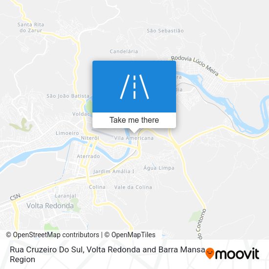 Rua Cruzeiro Do Sul map