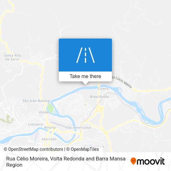 Rua Célio Moreira map