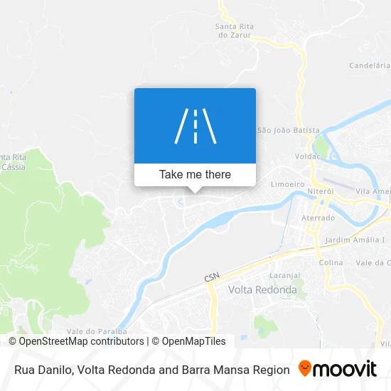 Rua Danilo map