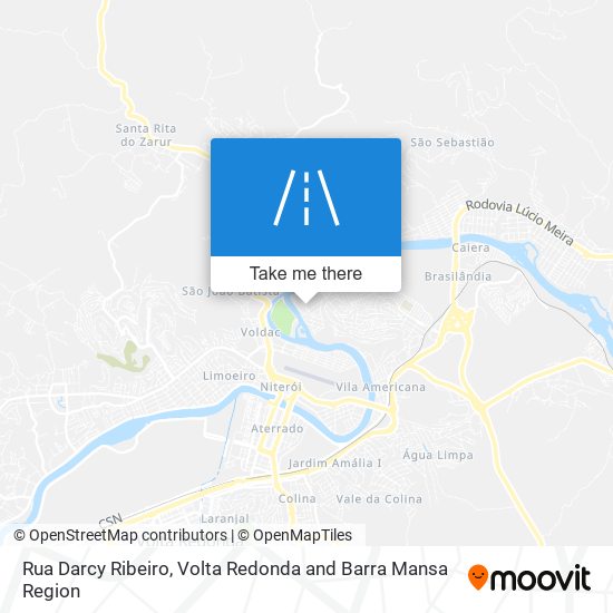 Rua Darcy Ribeiro map