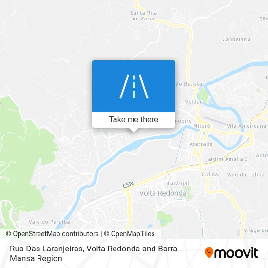 Rua Das Laranjeiras map