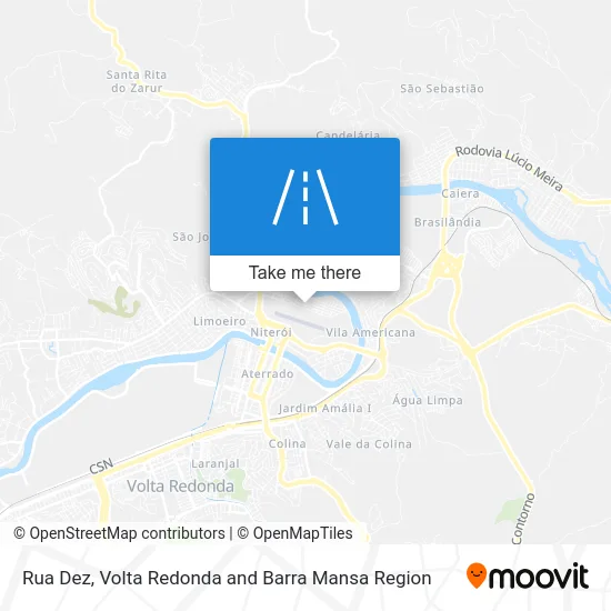 Rua Dez map