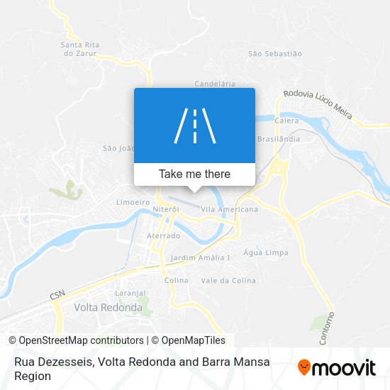 Rua Dezesseis map