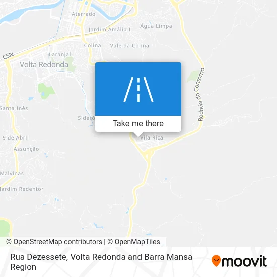Rua Dezessete map