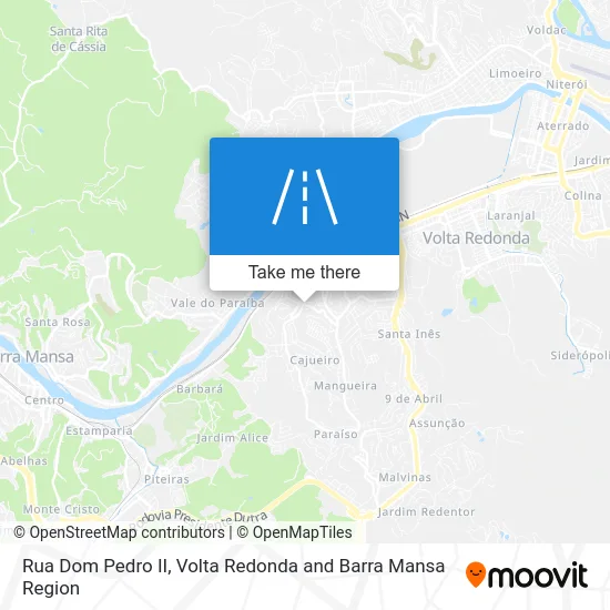 Rua Dom Pedro II map
