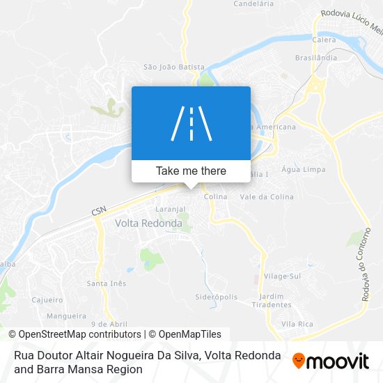 Rua Doutor Altair Nogueira Da Silva map