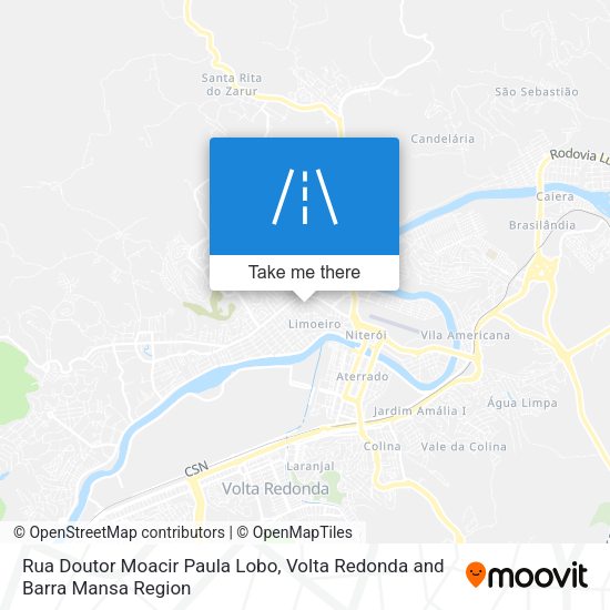 Rua Doutor Moacir Paula Lobo map