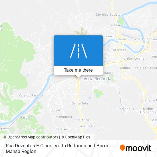 Mapa Rua Duzentos E Cinco