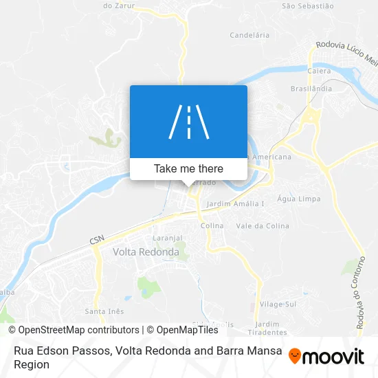 Rua Edson Passos map
