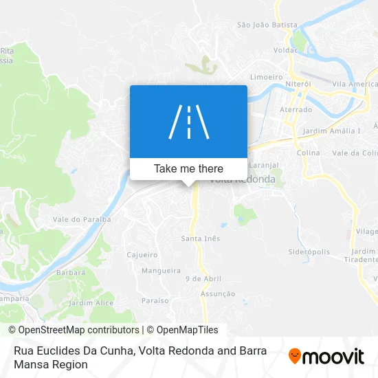 Rua Euclides Da Cunha map