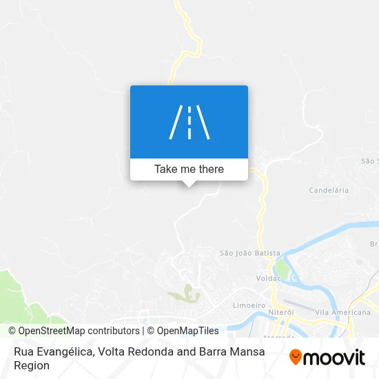 Rua Evangélica map