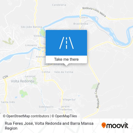 Rua Feres José map