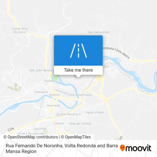 Rua Fernando De Noronha map