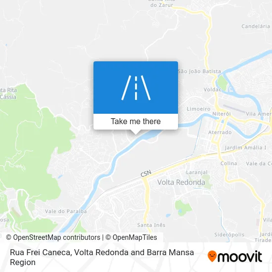 Rua Frei Caneca map