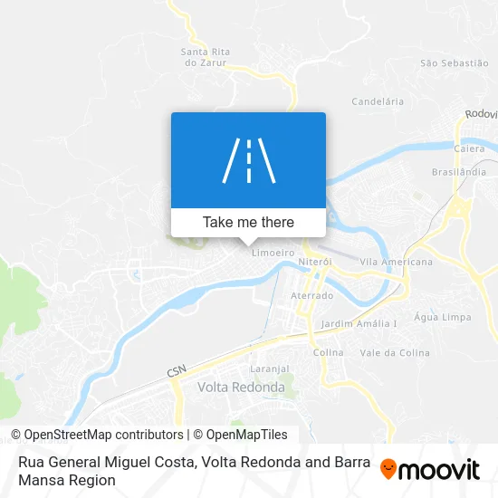 Rua General Miguel Costa map