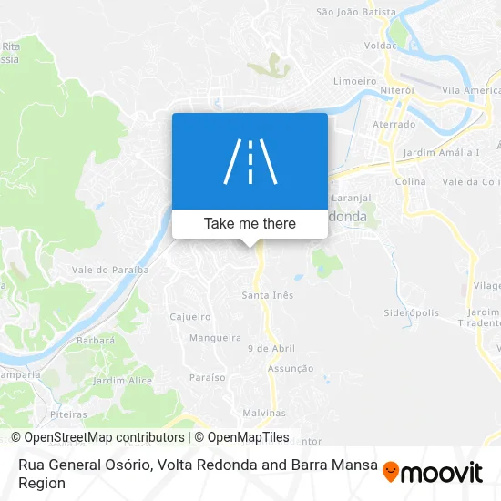 Rua General Osório map