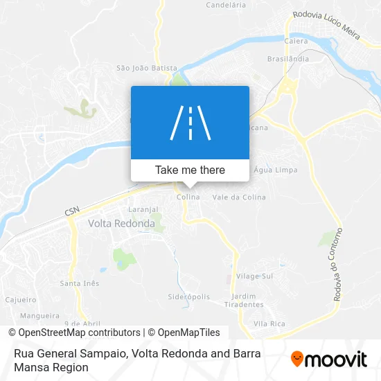 Rua General Sampaio map