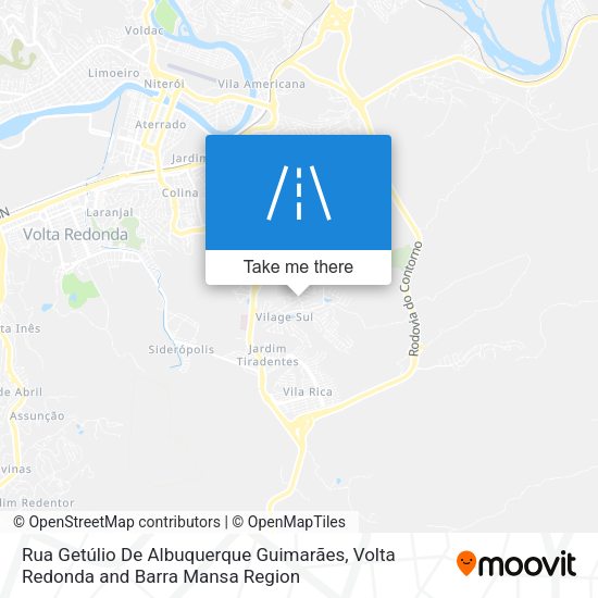 Rua Getúlio De Albuquerque Guimarães map