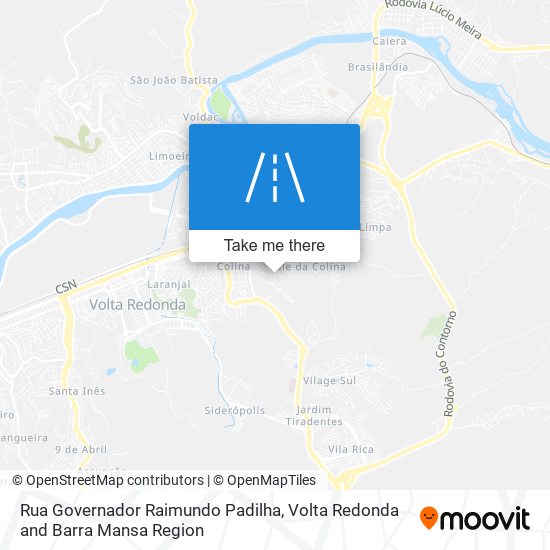 Rua Governador Raimundo Padilha map