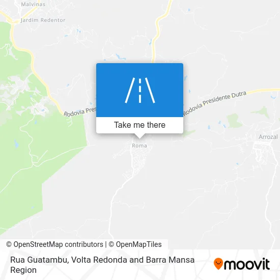 Rua Guatambu map