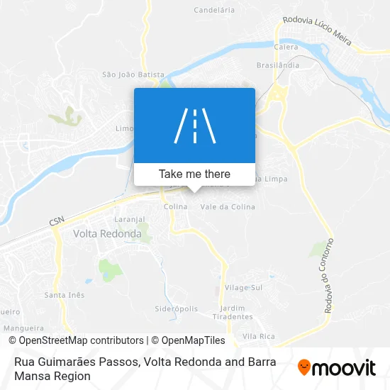 Rua Guimarães Passos map