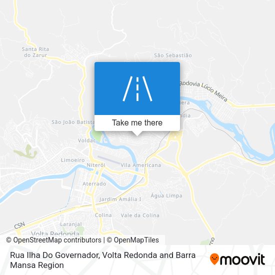 Rua Ilha Do Governador map
