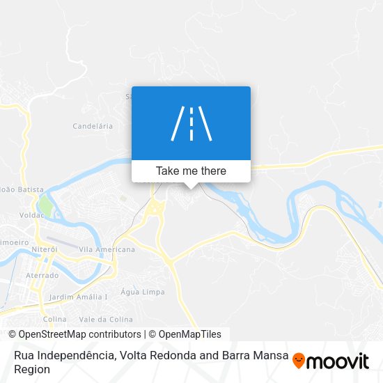 Rua Independência map