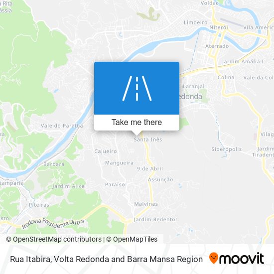 Mapa Rua Itabira