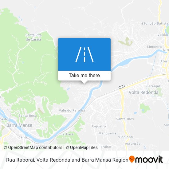 Rua Itaboraí map
