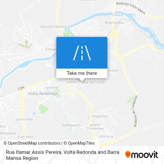 Rua Itamar Assis Pereira map