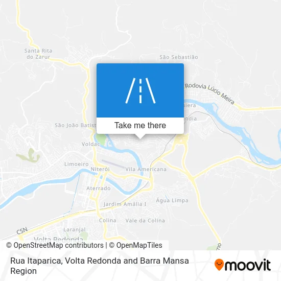 Rua Itaparica map