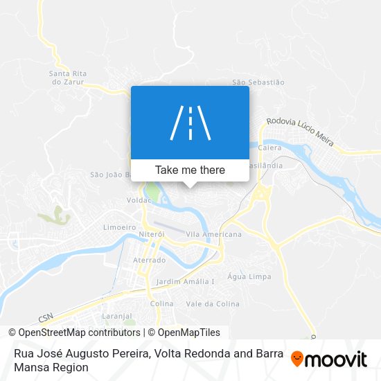 Rua José Augusto Pereira map