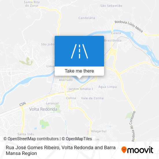 Rua José Gomes Ribeiro map