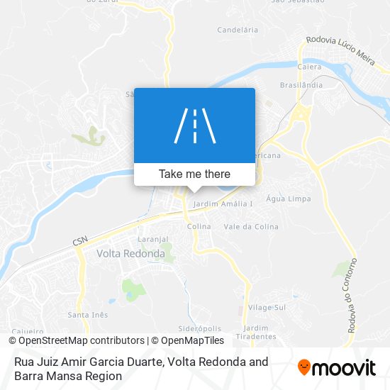 Mapa Rua Juiz Amir Garcia Duarte